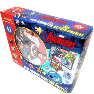 Marvel Avengers Animated‎ 428 Piece Jigsaw Puzzle Captain America Hulk Iron Man